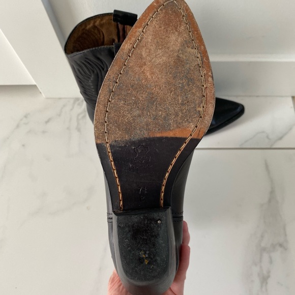 Guess Leather Cowboy Boots - Picture 3 of 3